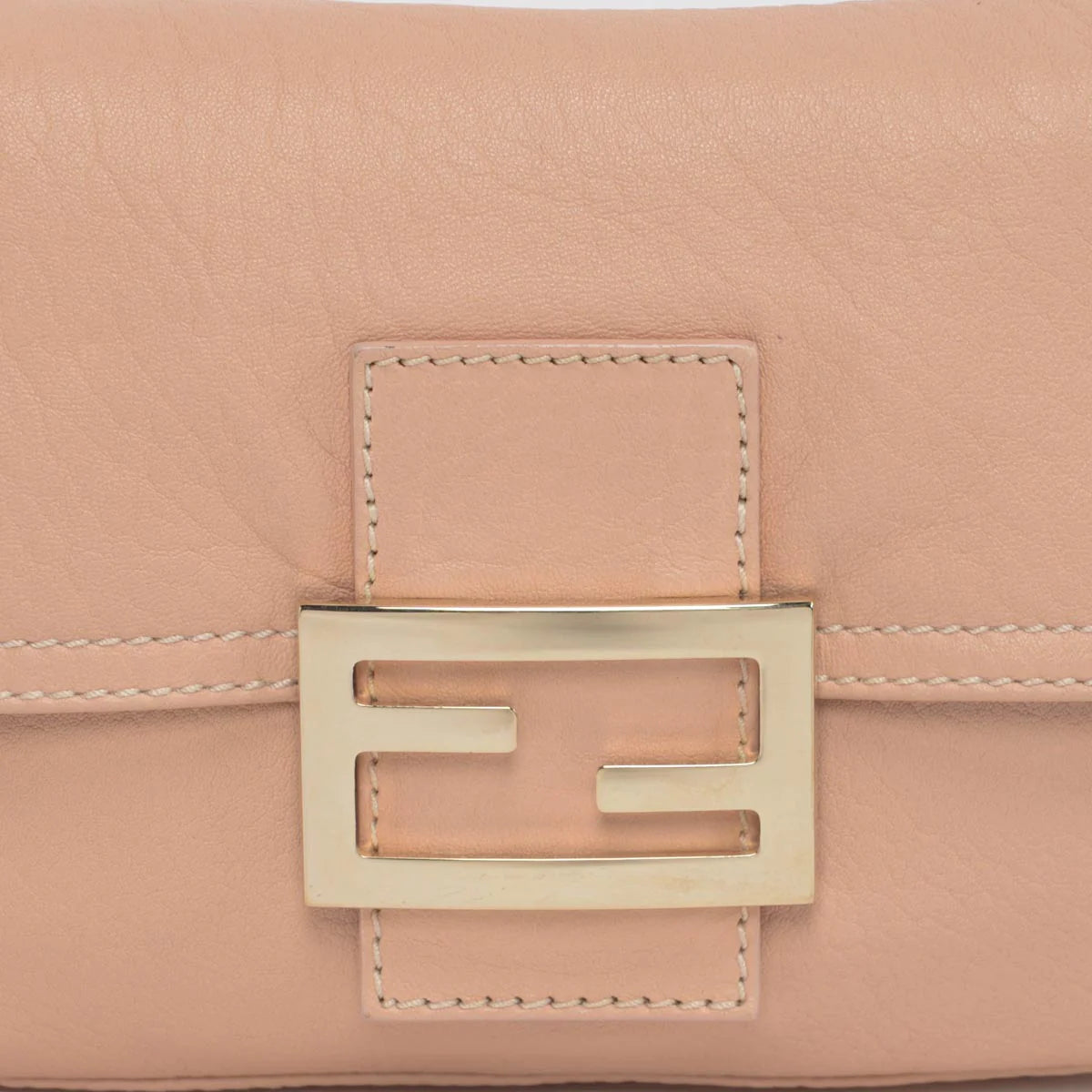 Handbag Rental Handbag Hire Sydney Fendi Blush Calfskin Mini Mamma Baguette Bag