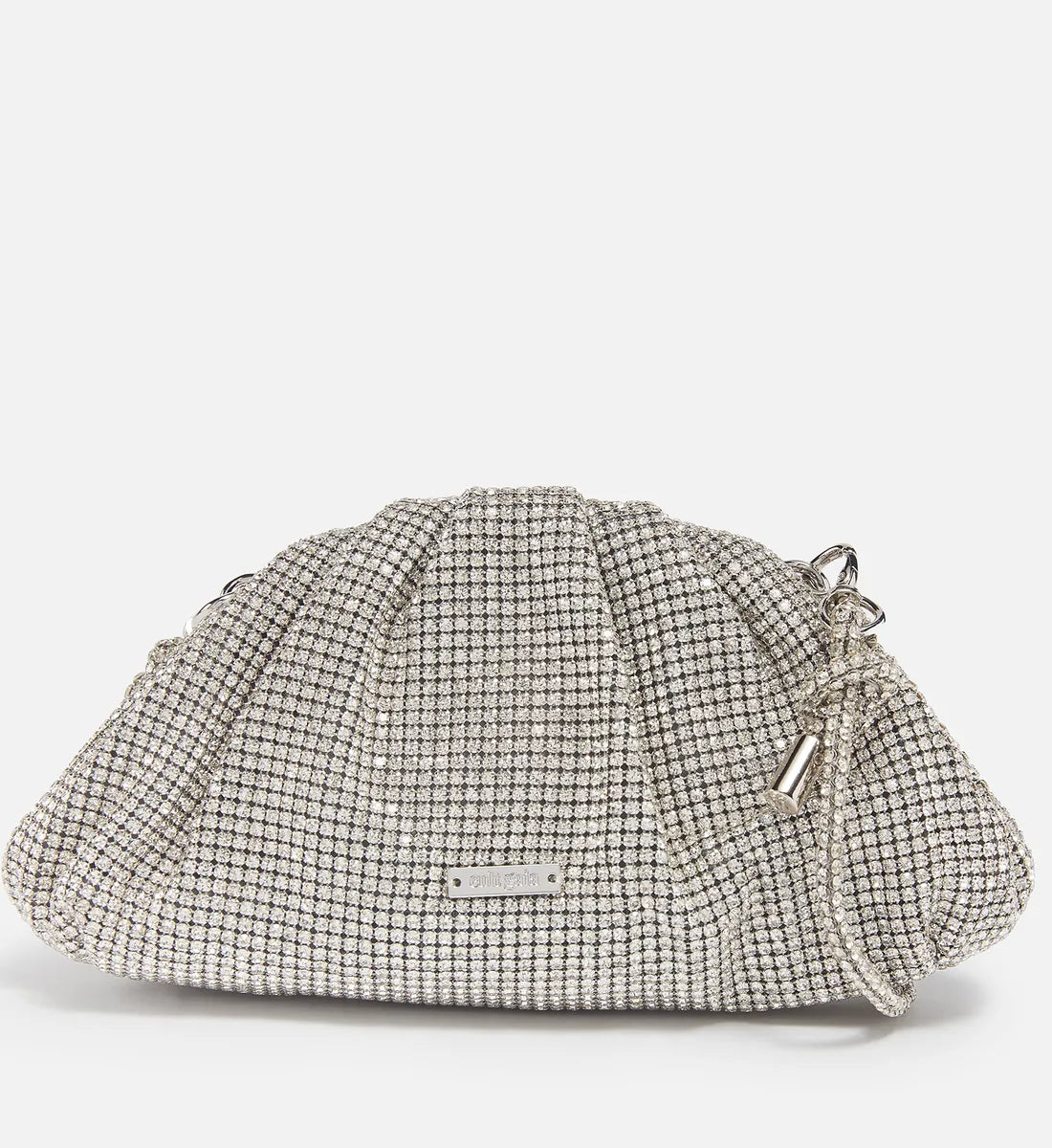 Cult Gaia - Jaala Crystal-Embellished Mini Clutch Bag (removable strap)
