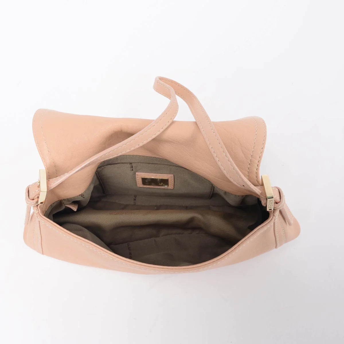 Handbag Rental Handbag Hire Sydney Fendi Blush Calfskin Mini Mamma Baguette Bag