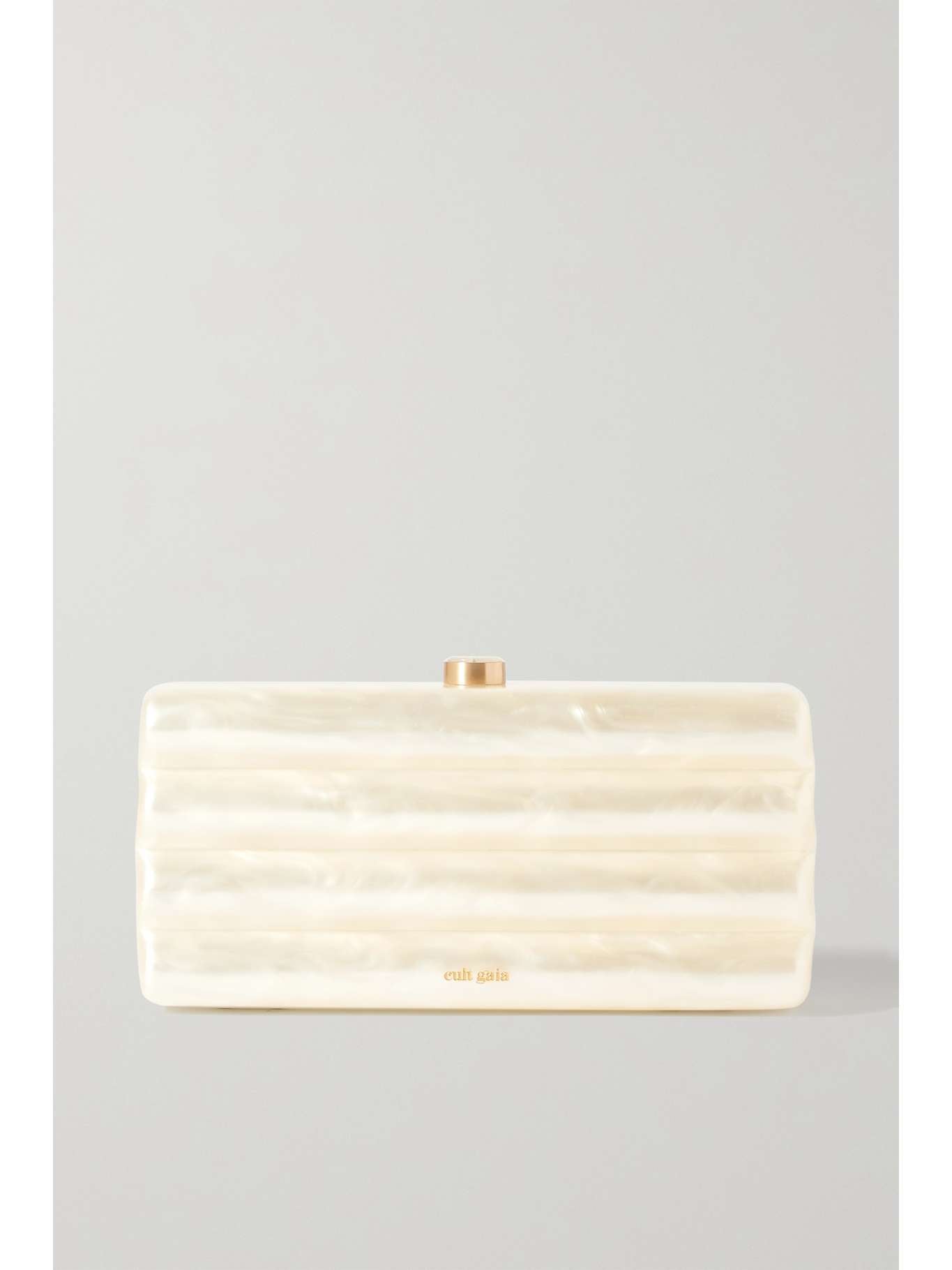 Cult Gaia Enid Marbled Clutch