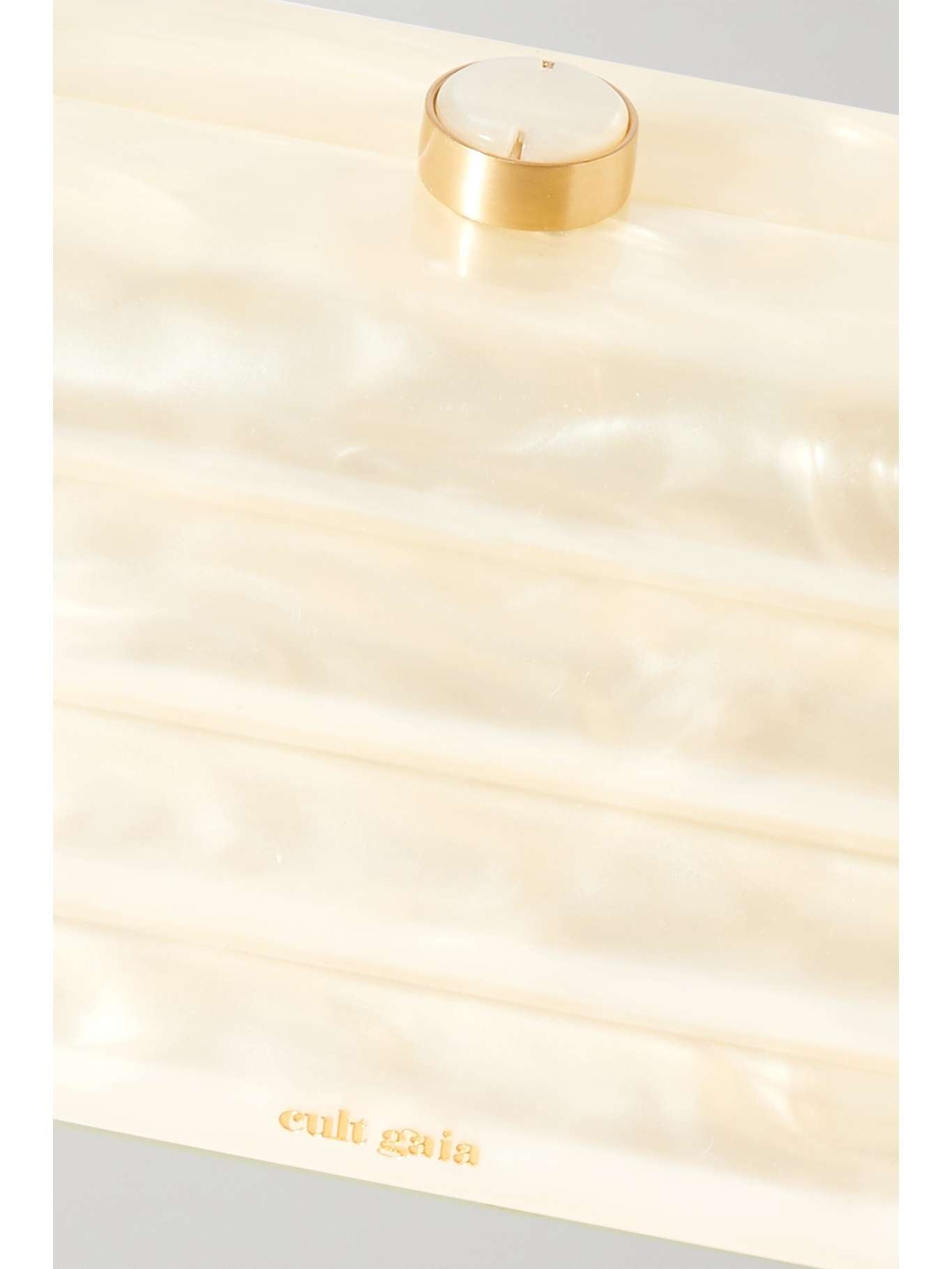Cult Gaia Enid Marbled Clutch