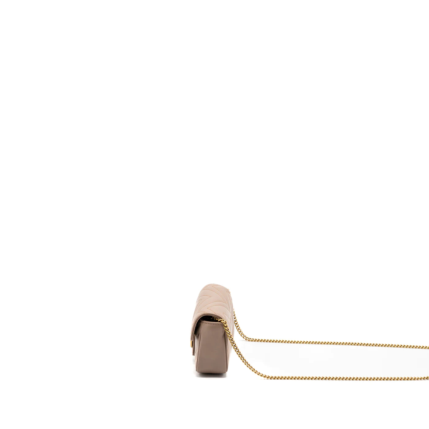 Handbag Rental Handbag Hire Sydney Gucci Super Mini GG Marmont Calfskin Beige