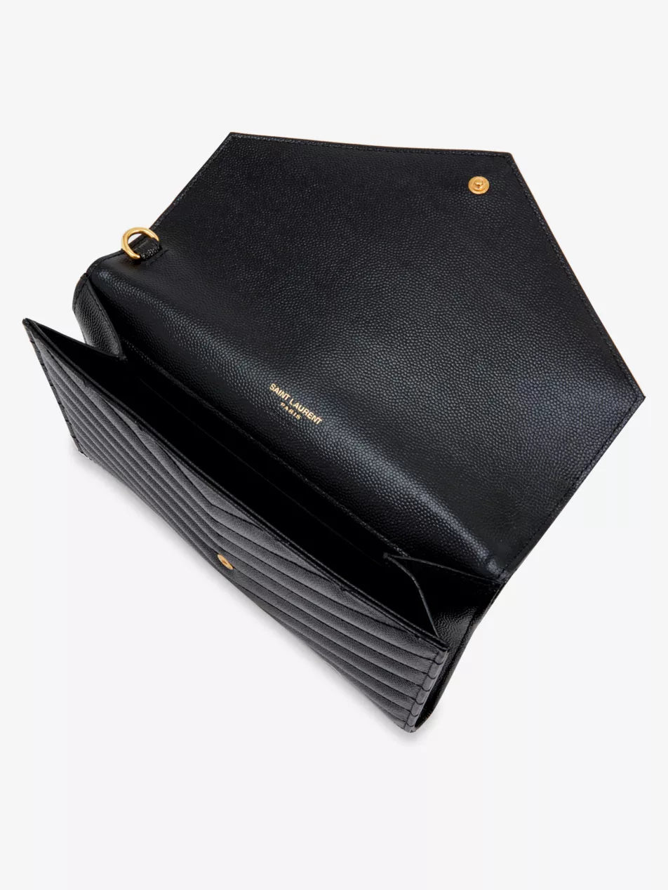 Saint Laurent Cassandre Matelasse Flap Pouch (removable strap)