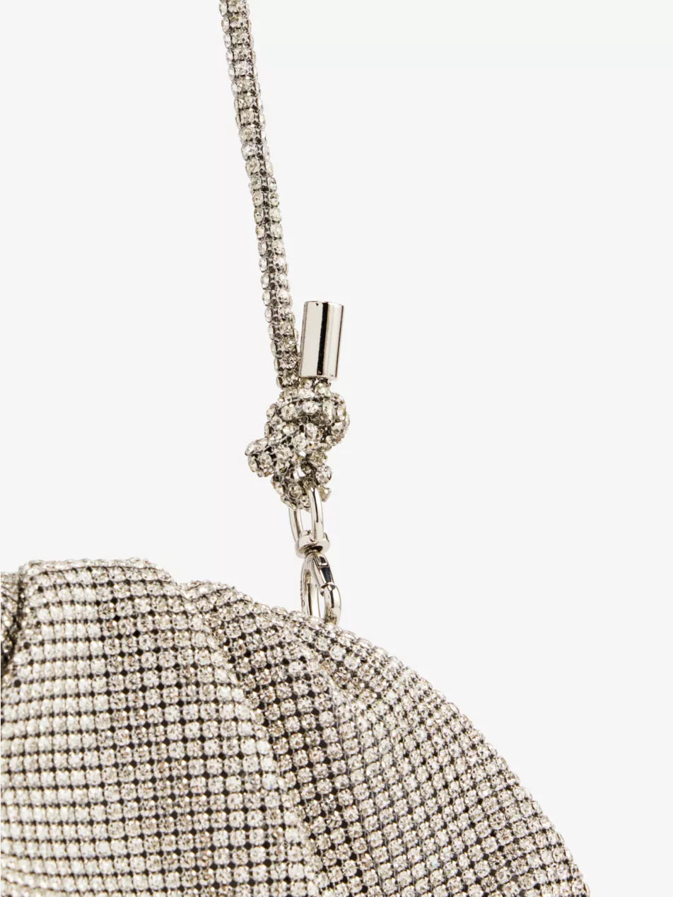 Cult Gaia - Jaala Crystal-Embellished Mini Clutch Bag (removable strap)