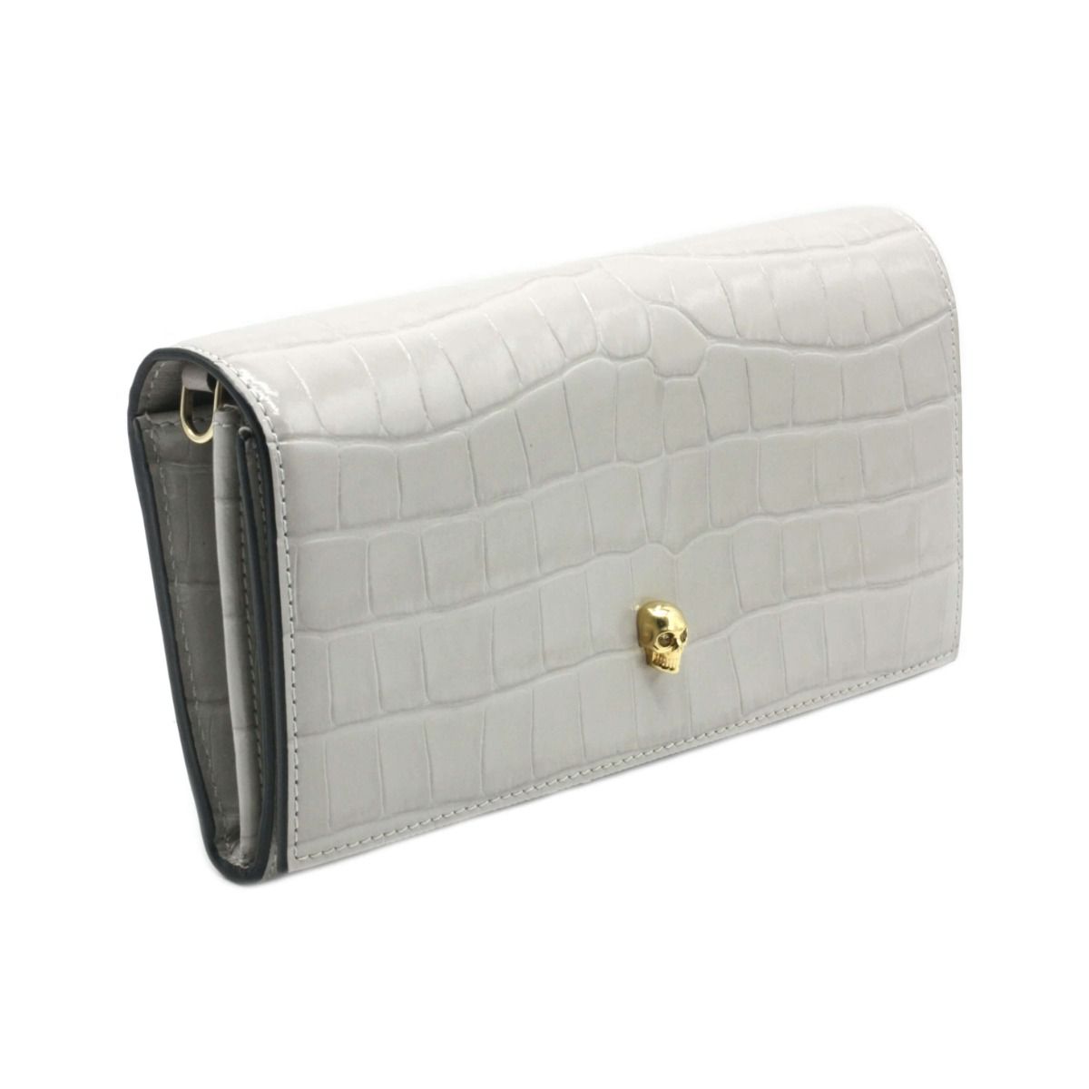 Alexander McQueen Embossed Leather Bag (removable strap)