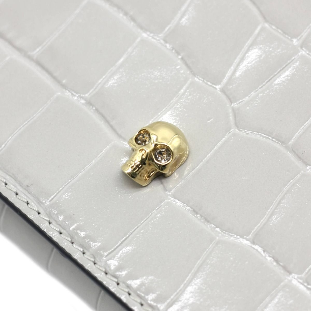 Alexander McQueen Embossed Leather Bag (removable strap)