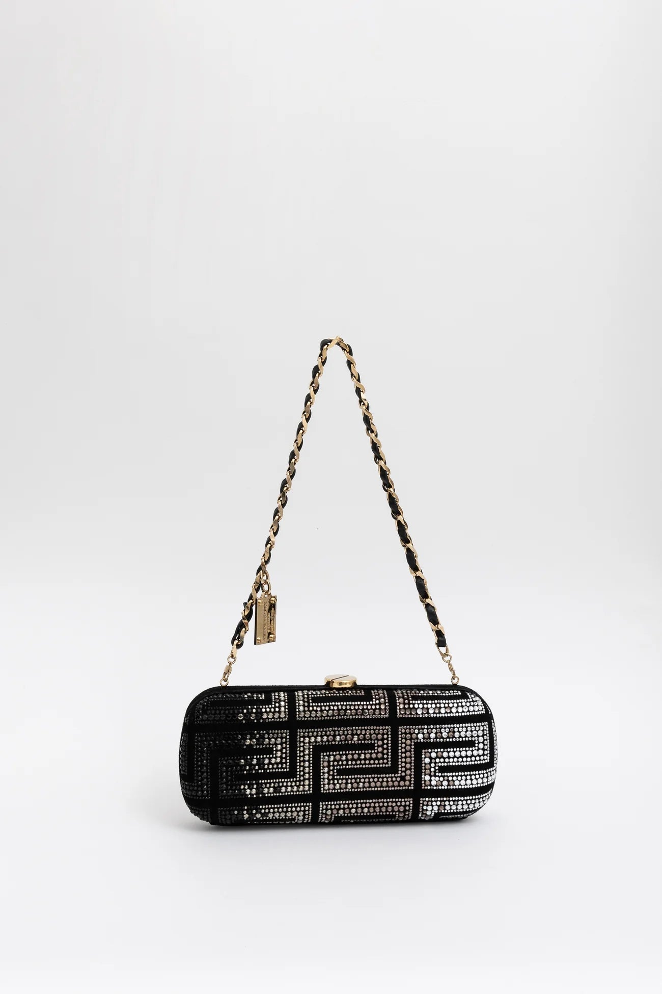 Handbag Rental Handbag Hire Sydney Versace Velvet and Crystal Clutch