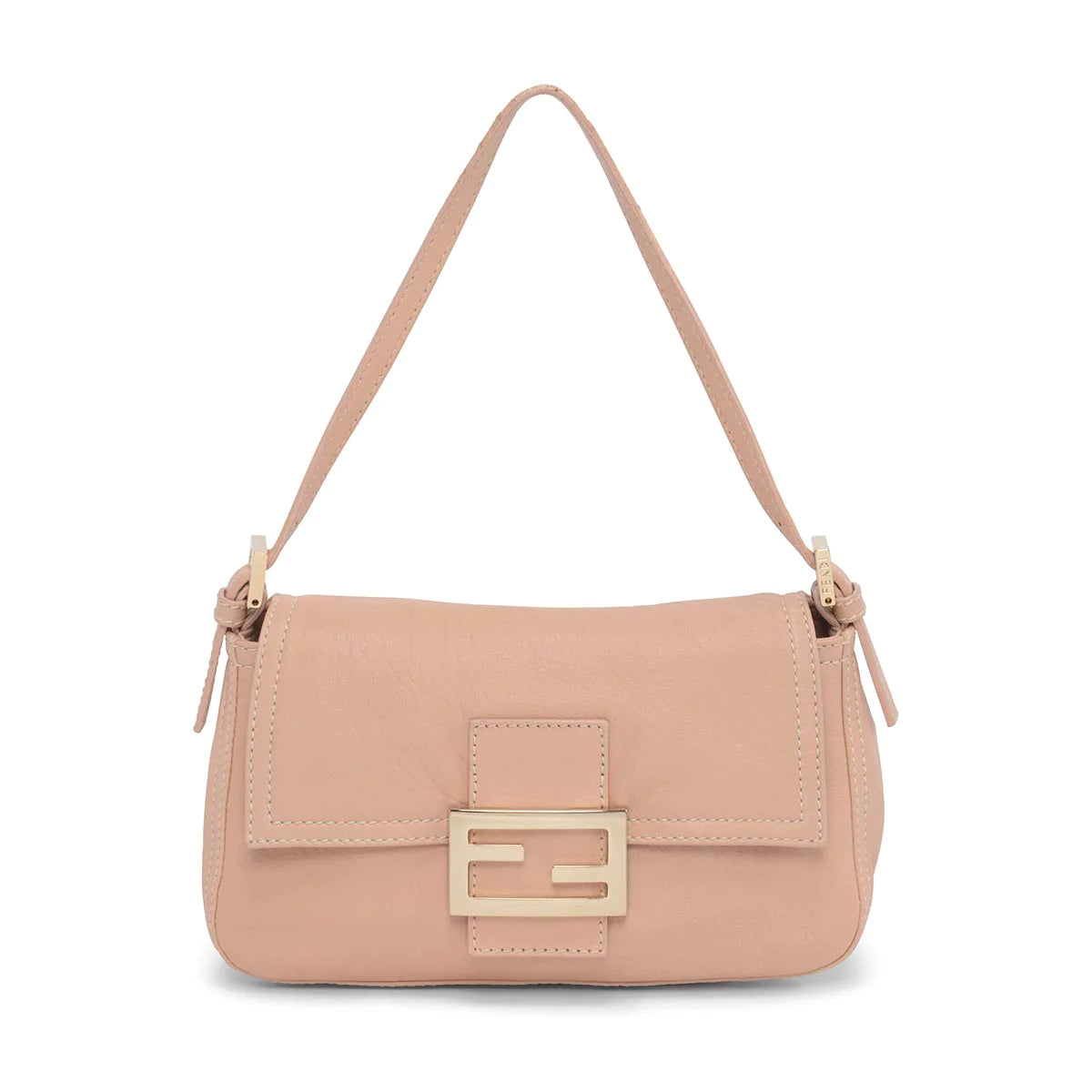 Handbag Rental Handbag Hire Sydney Fendi Blush Calfskin Mini Mamma Baguette Bag