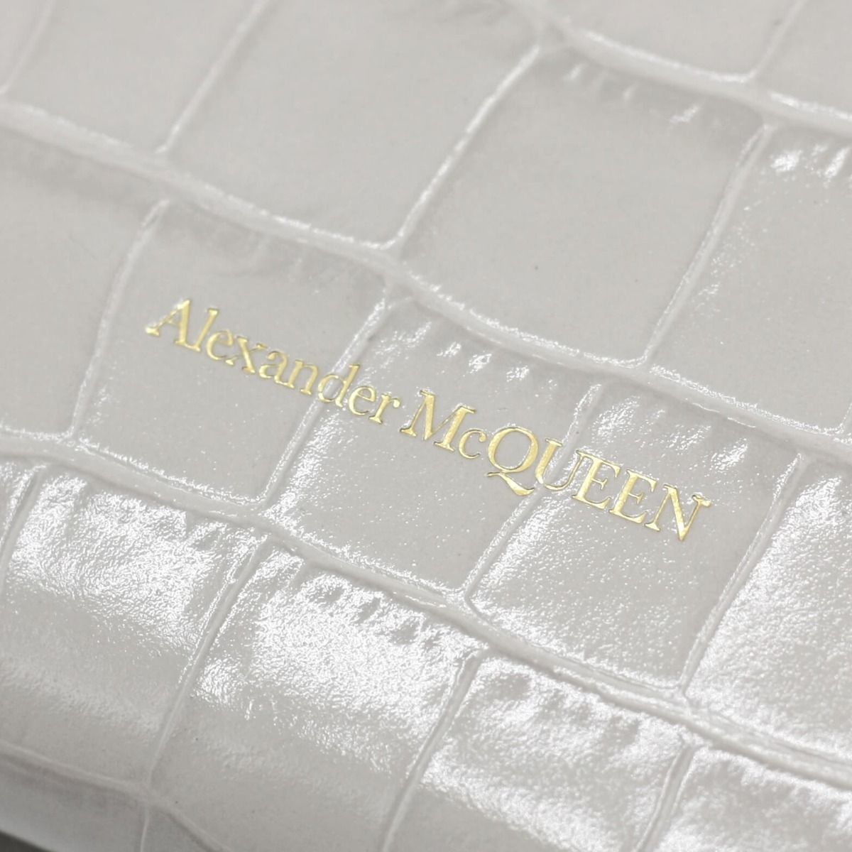 Alexander McQueen Embossed Leather Bag (removable strap)