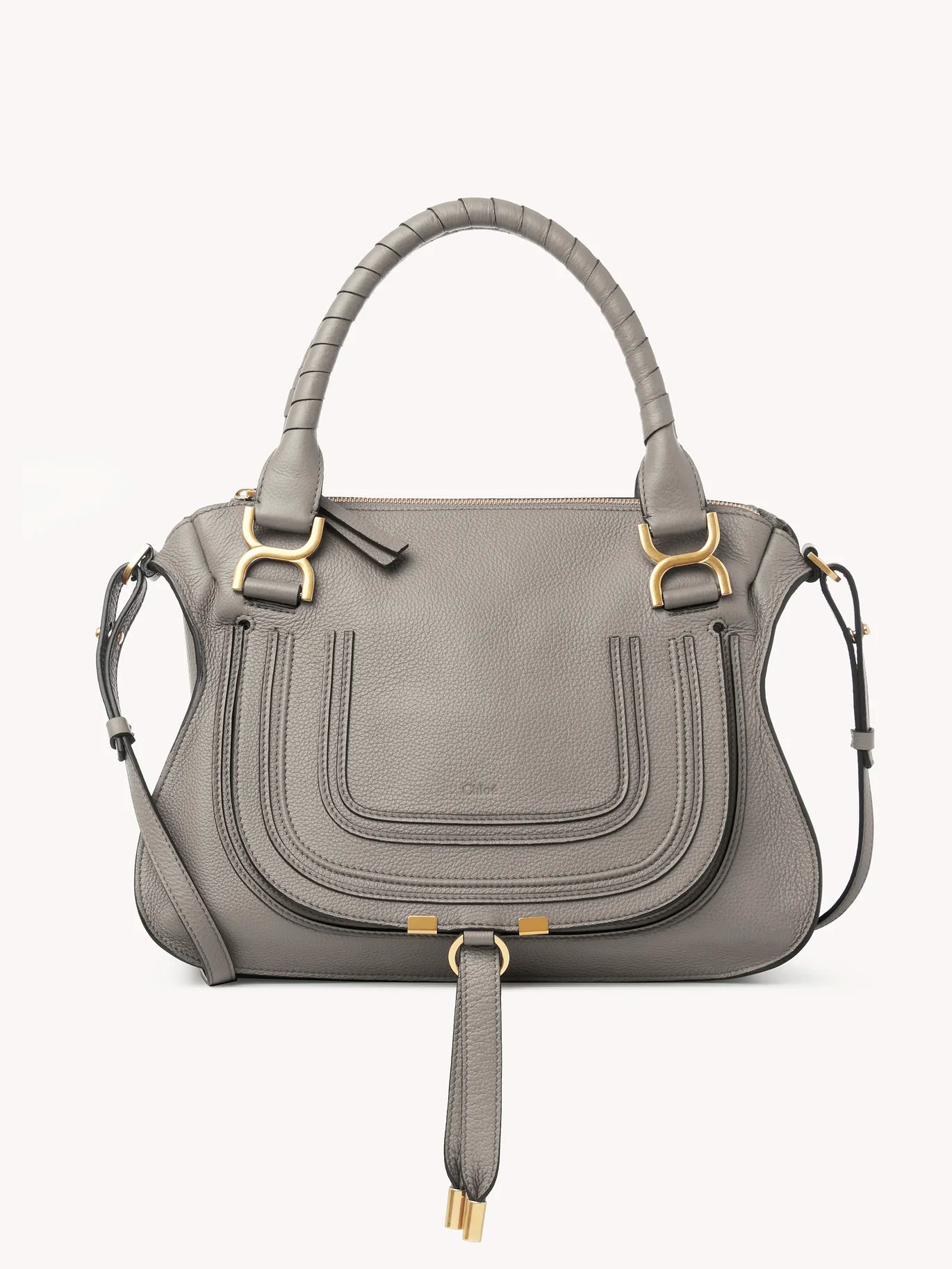 Handbag Rental Sydney and Handbag Hire Sydney - Chloe Marcie Double Carry Grey